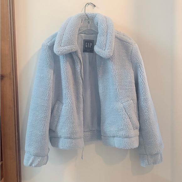 Sherpa Jacket Light Blue - Picture 2 of 3